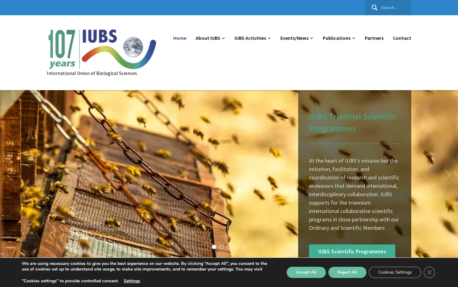IUBS 页面快照